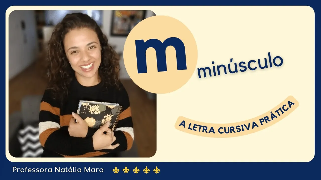 como fazer letra m cursiva minúscula