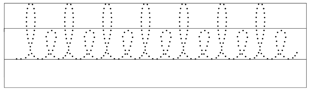 exercício para letra b cursiva minúscula