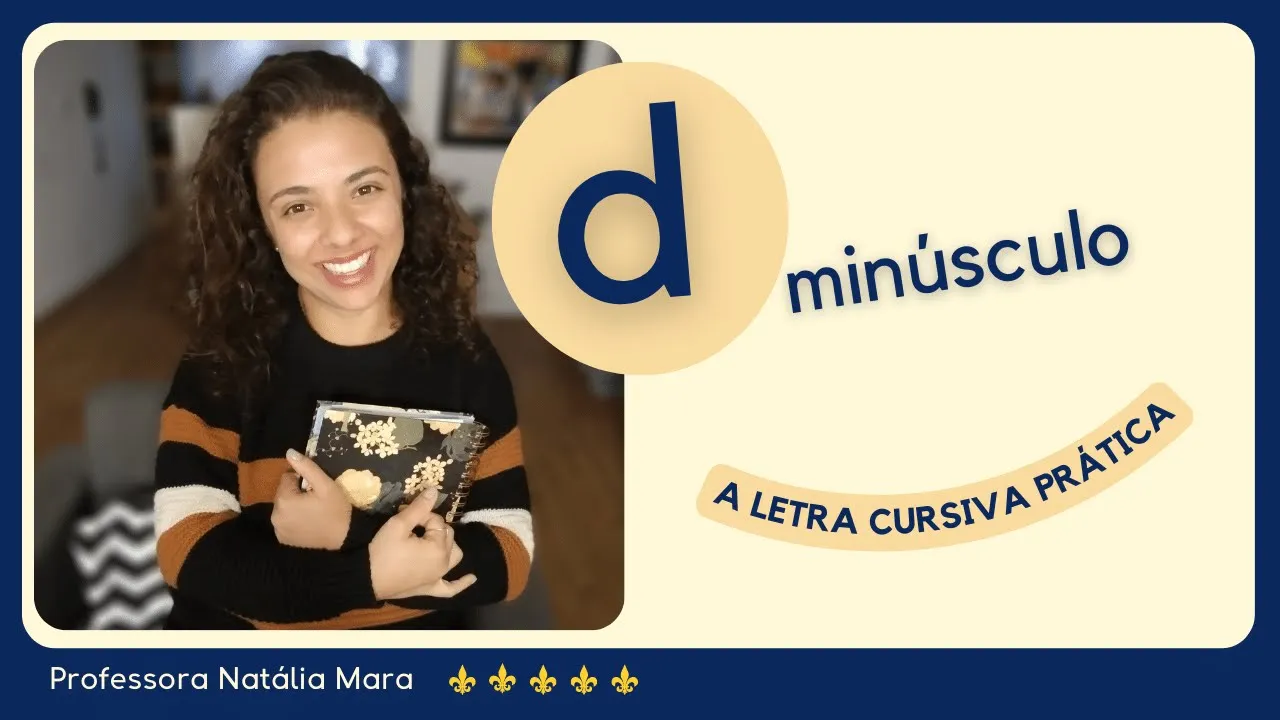 letra d cursiva minúscula