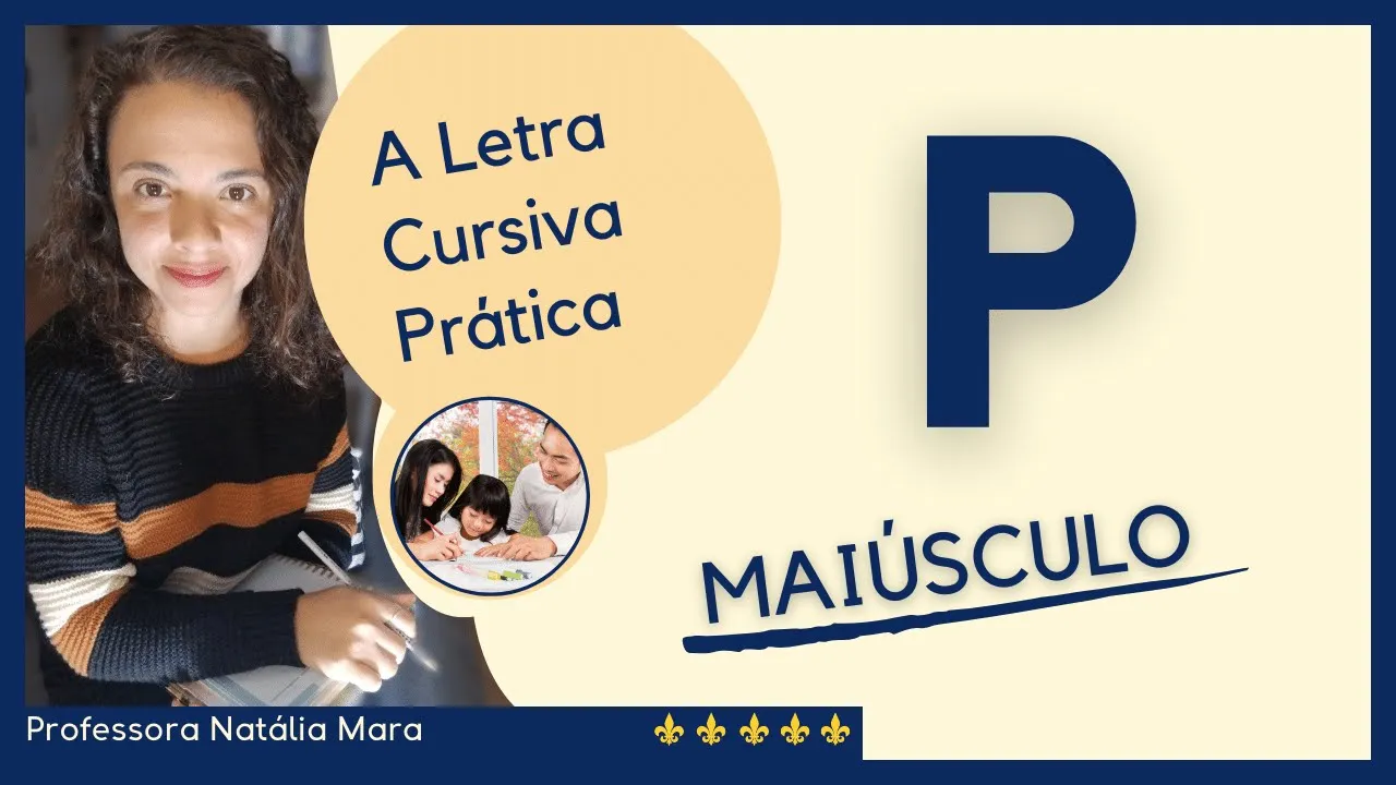 letra p cursiva maiuscula